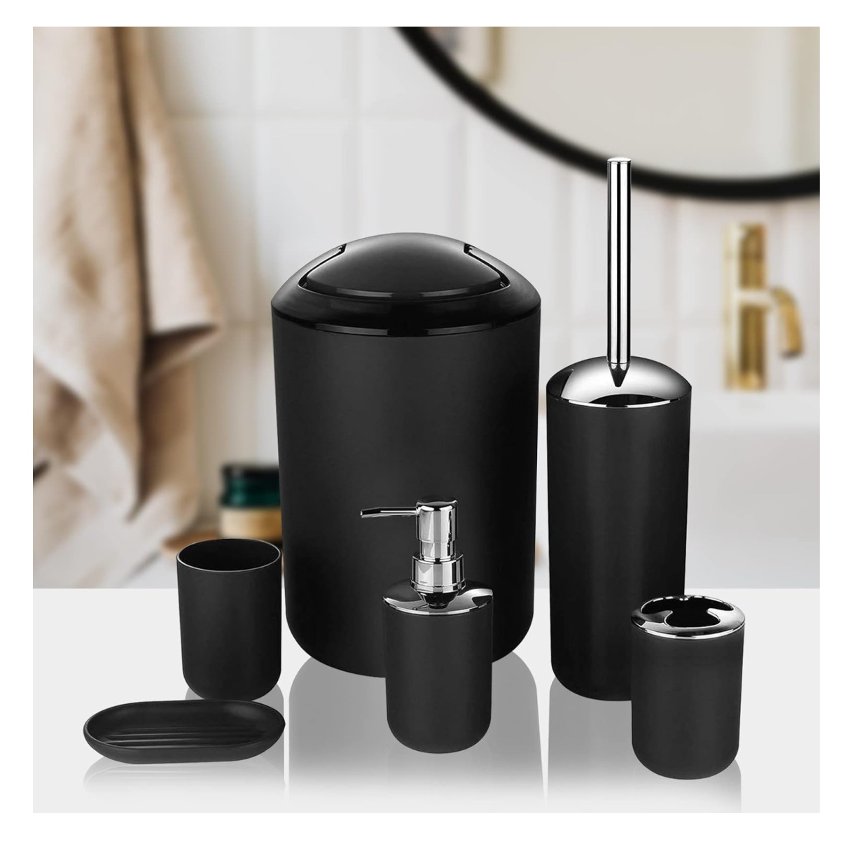 Accesorios para Baño 6pcs Multifuncional